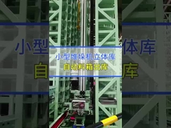 الحد الأقصى 3500kg نظام رف التلقائي للفوليت AS-RS Stacker مع العمود المزدوج